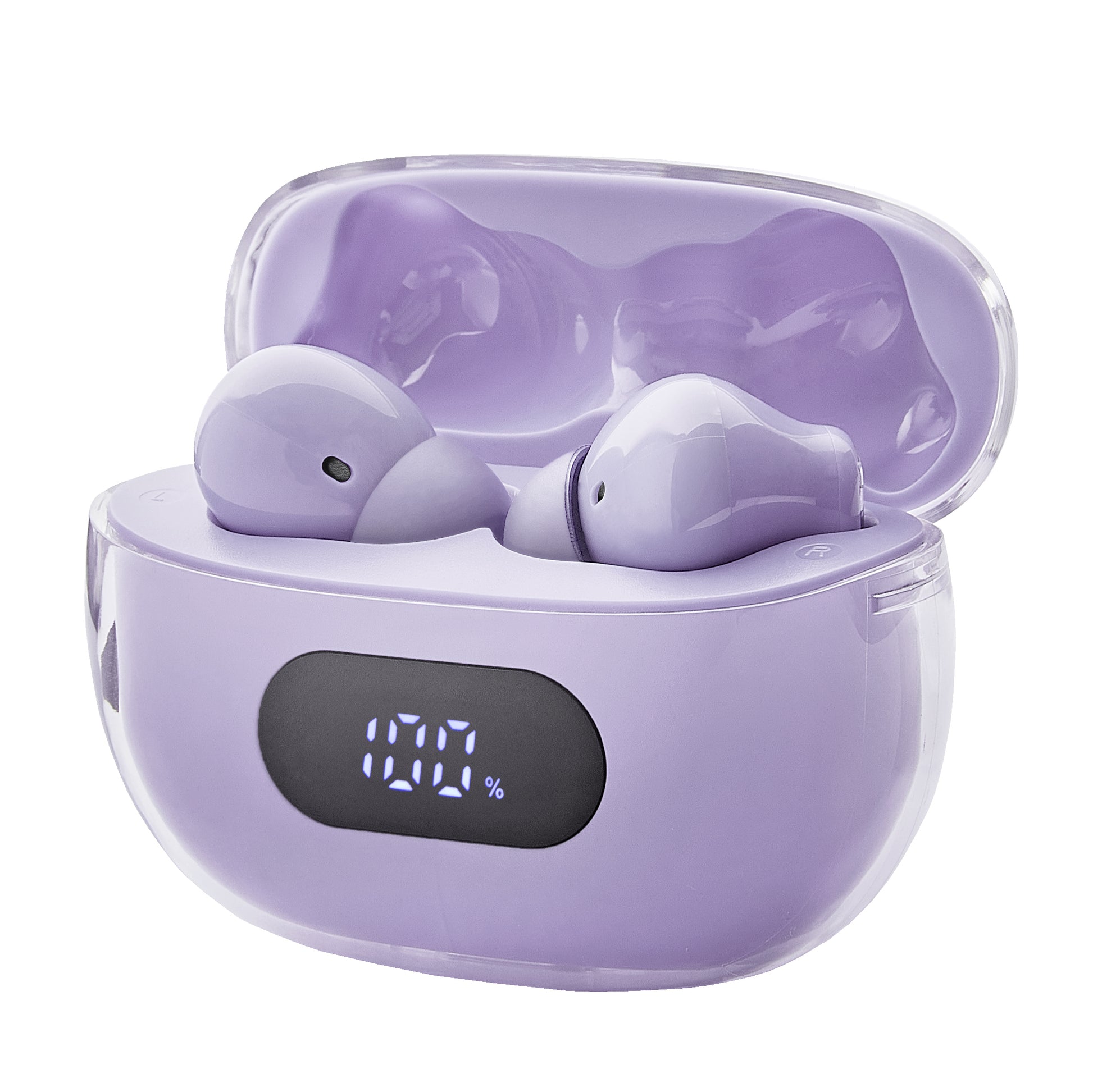 Intenso Buds Plus T313AE TWS In-Ear – ANC, mit Ladecase, Violett, BT 5.4