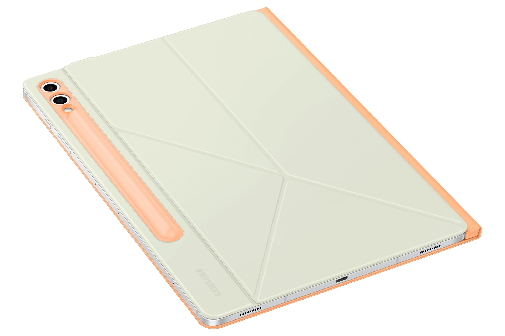Samsung Smart Book Cover EF-BX810 Notebook-Schutzhülle – für Tablets bis 12,4", Kunststoff, Orange