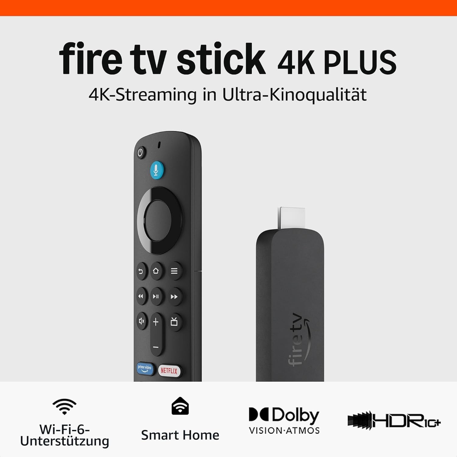 Amazon Fire TV Stick 4K Plus – Digital Signage Player, HDMI, WLAN, 4K