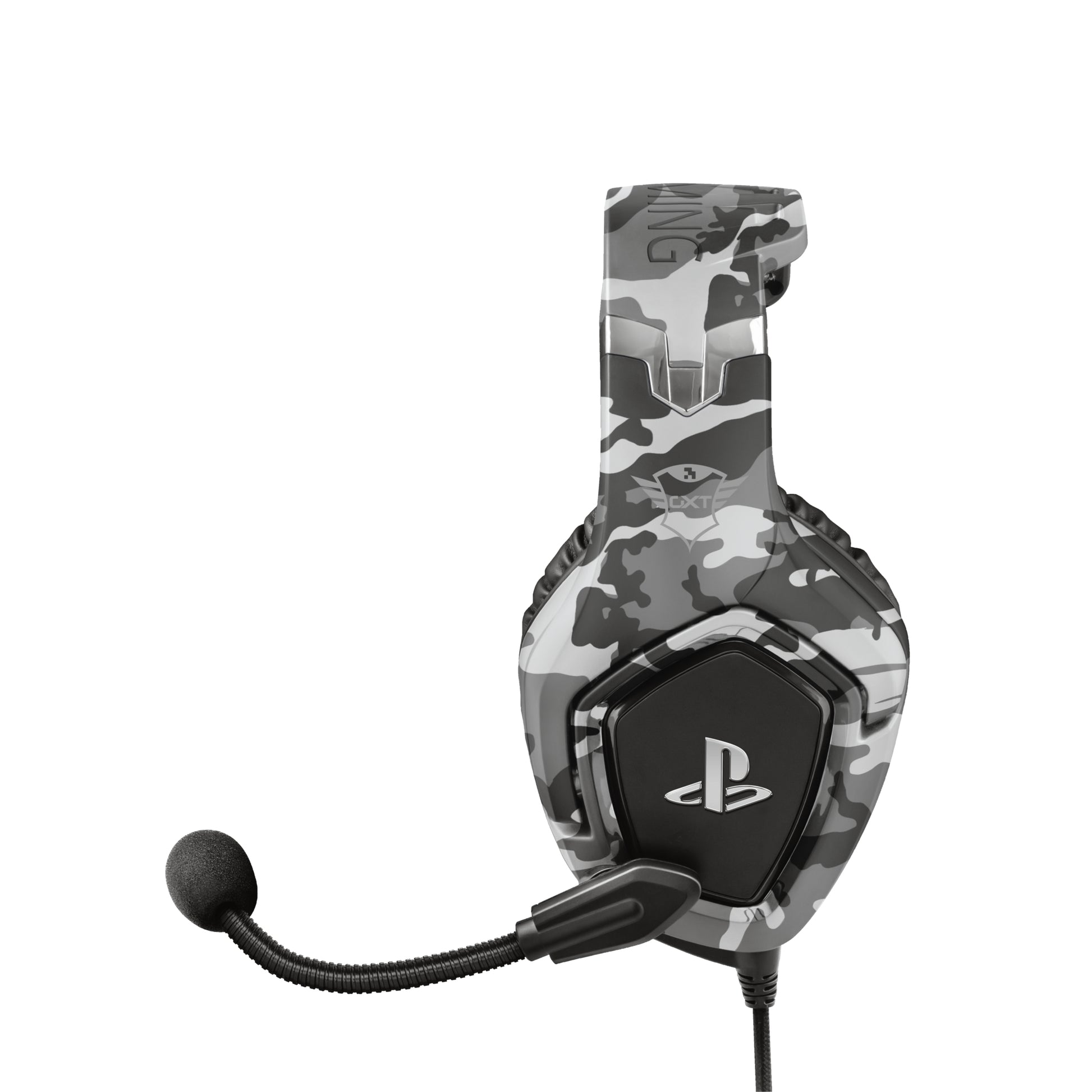 Trust GXT 488 Forze-G Gaming-Headset – Over-Ear, Stereo, Kabelgebunden, 3,5 mm Klinke, für PS4, Grau