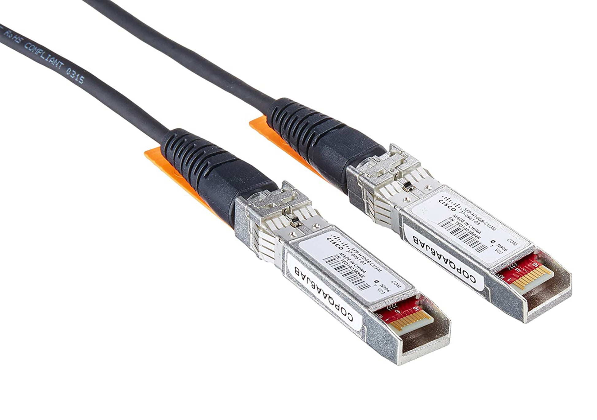 Cisco SFP+‑SFP+ DAC-Kabel – 10G, passiv, 3 m