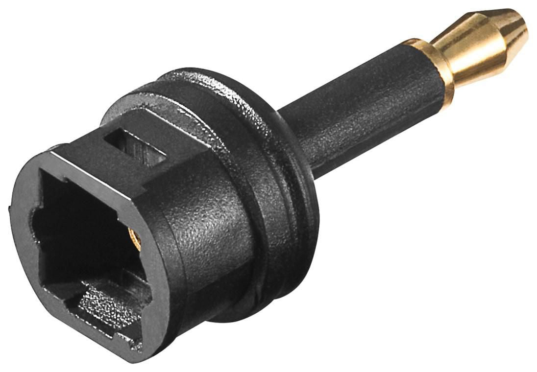 Microconnect Toslink-Adapter (optisch) – Toslink 3,5 Stecker – Toslink Mini Stecker