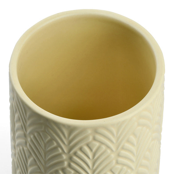 Zeller Present Vorratsdose 720 ml, Ø 10 × 15 cm, Keramik, Hellgelb
