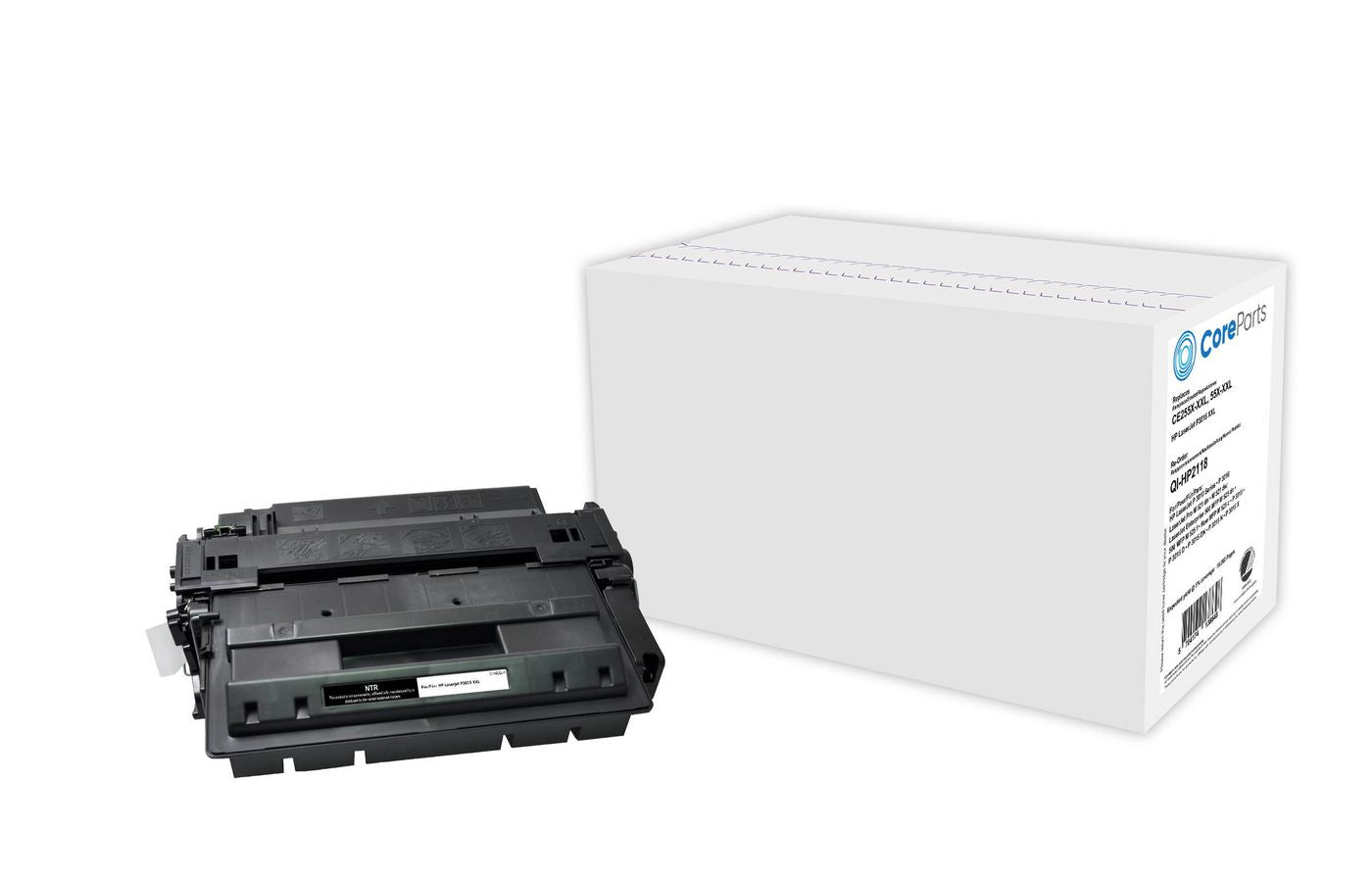 CoreParts 255X (CE255X) Schwarzer Toner – Kompatibel XXL – 19'000 Seiten – für HP LaserJet P3015