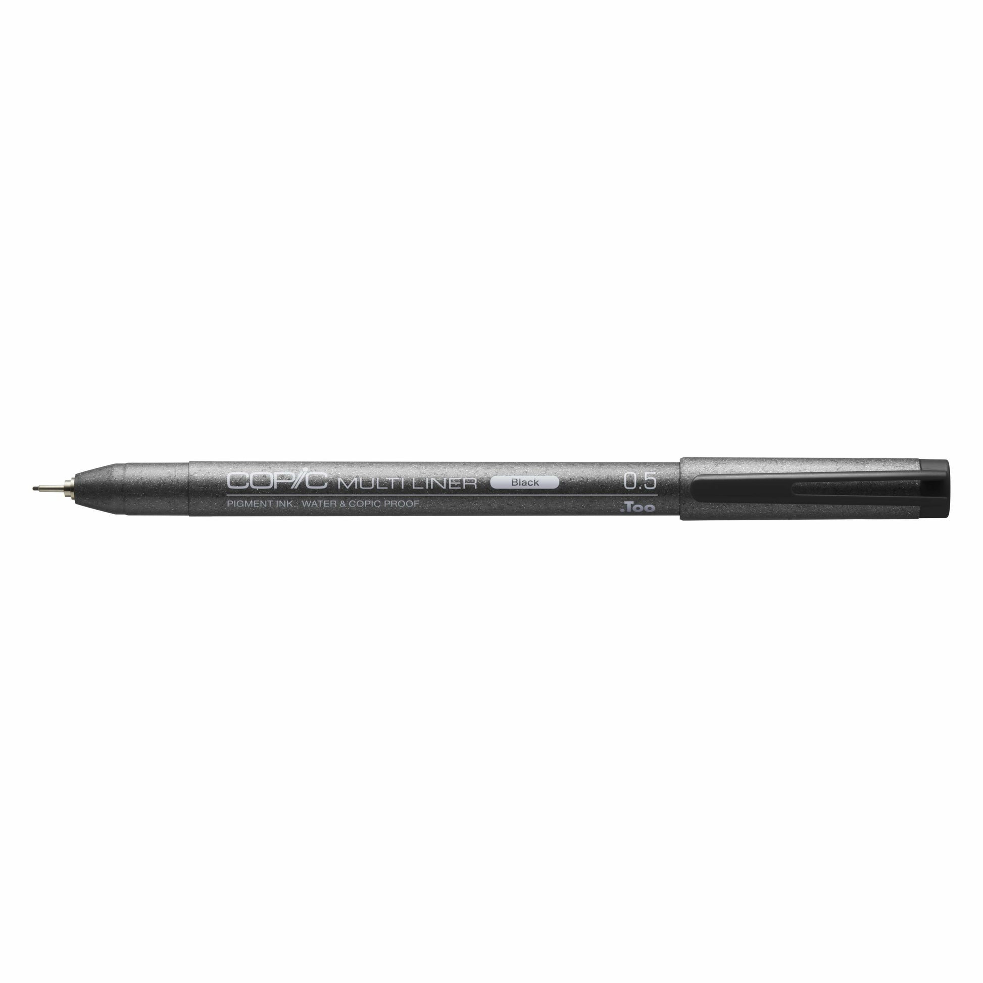 Copic Multiliner Fineliner – 0,5 mm, schwarz, wasserfest