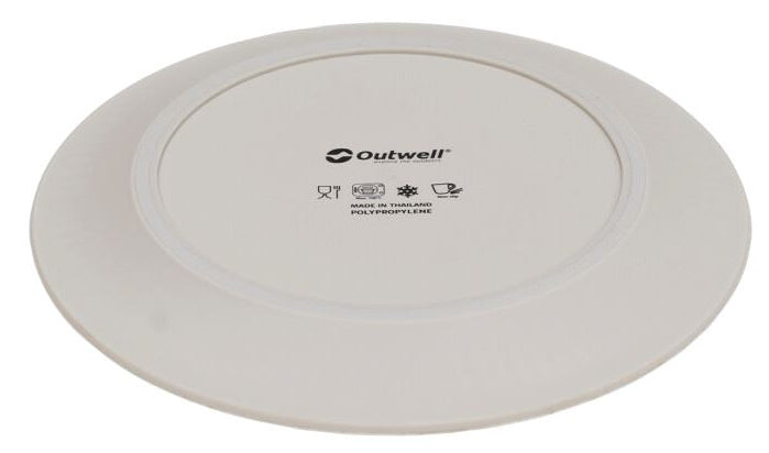 Outwell Geschirrset Delish – 16-teiliges Set, Schüssel 0,5 l, Becher 450 ml, Kunststoff (PP), spülmaschinenfest