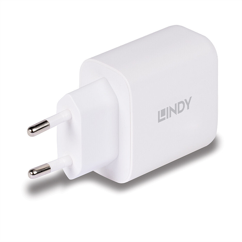 Lindy Ladegerät – 65 W, USB-A + USB-C, GaN