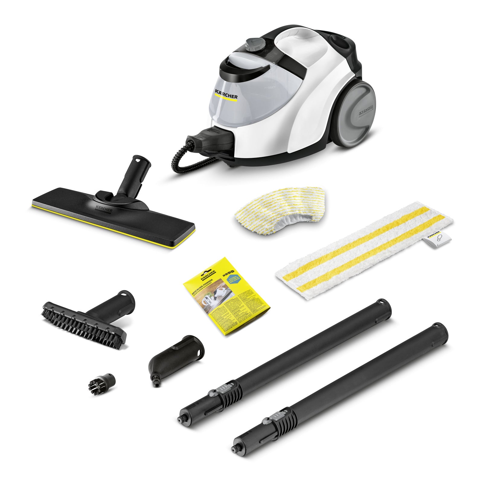 Kärcher Dampfreiniger – 1500 ml, schwarz, für Badezimmer