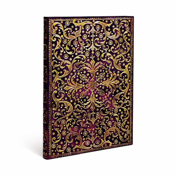 Paperblanks Notizbuch – 210 × 300 mm – 120 g/m² – Hardcover, Einstecktasche, 2 Lesezeichen, mehrfarbig, FSC
