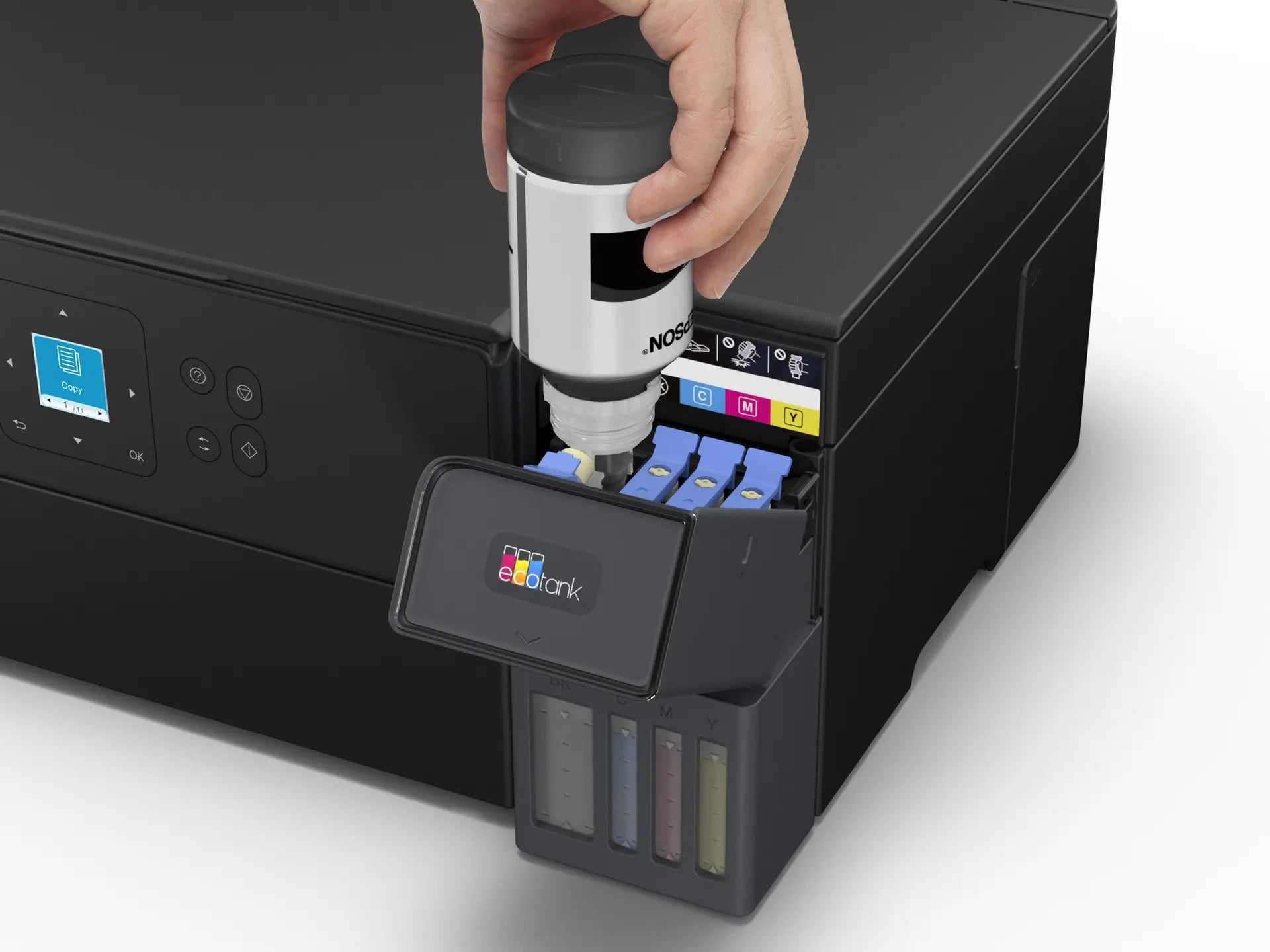 Epson L4360 – Farbiges Tintenstrahl-MFP A4, 3-in-1 – USB/WLAN – Duplex – 15 ppm S/W, 8 ppm Farbe