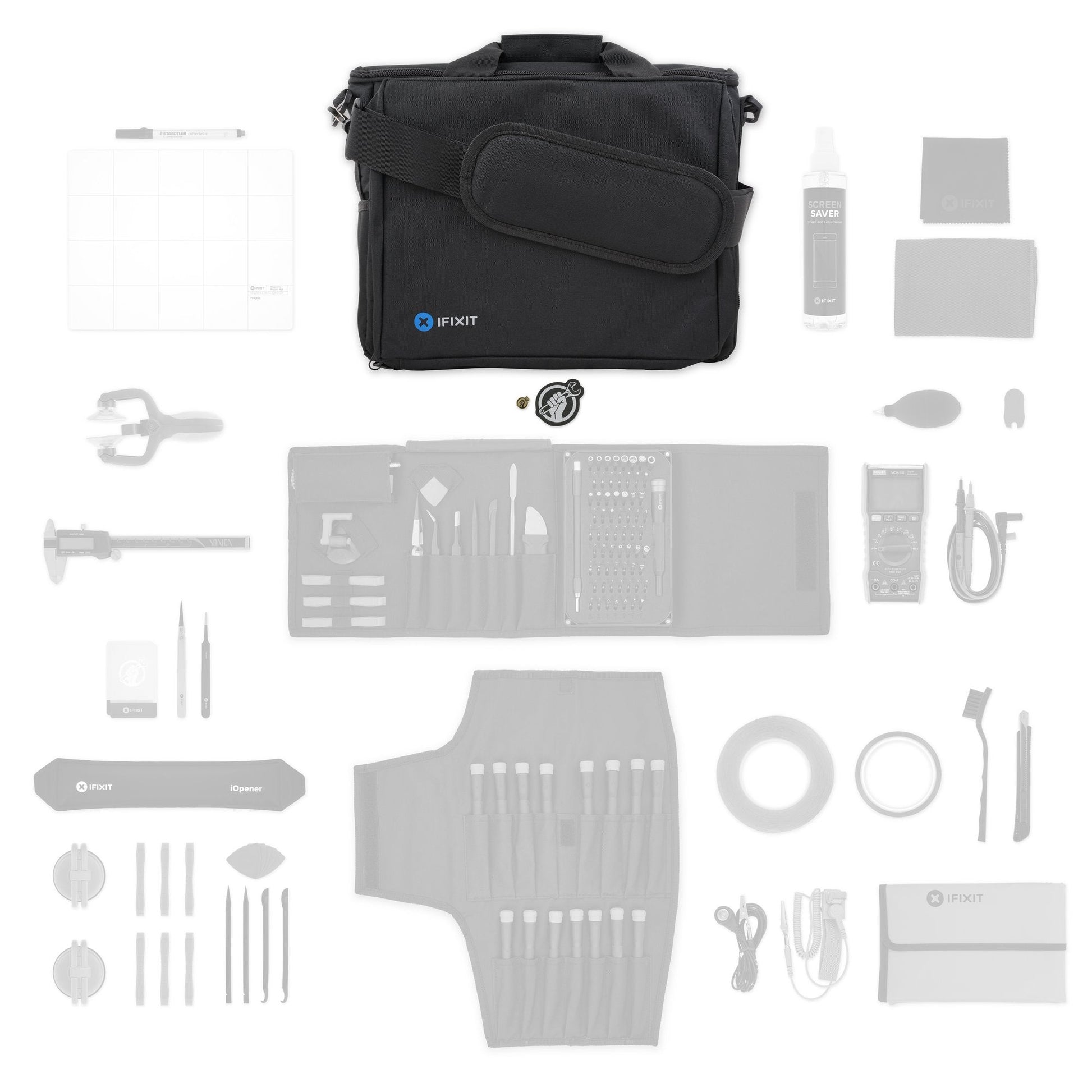 iFixit Pro Tech Movement Module Elektronik-Reparaturset – für Mobiltelefone, mit Schultergurt