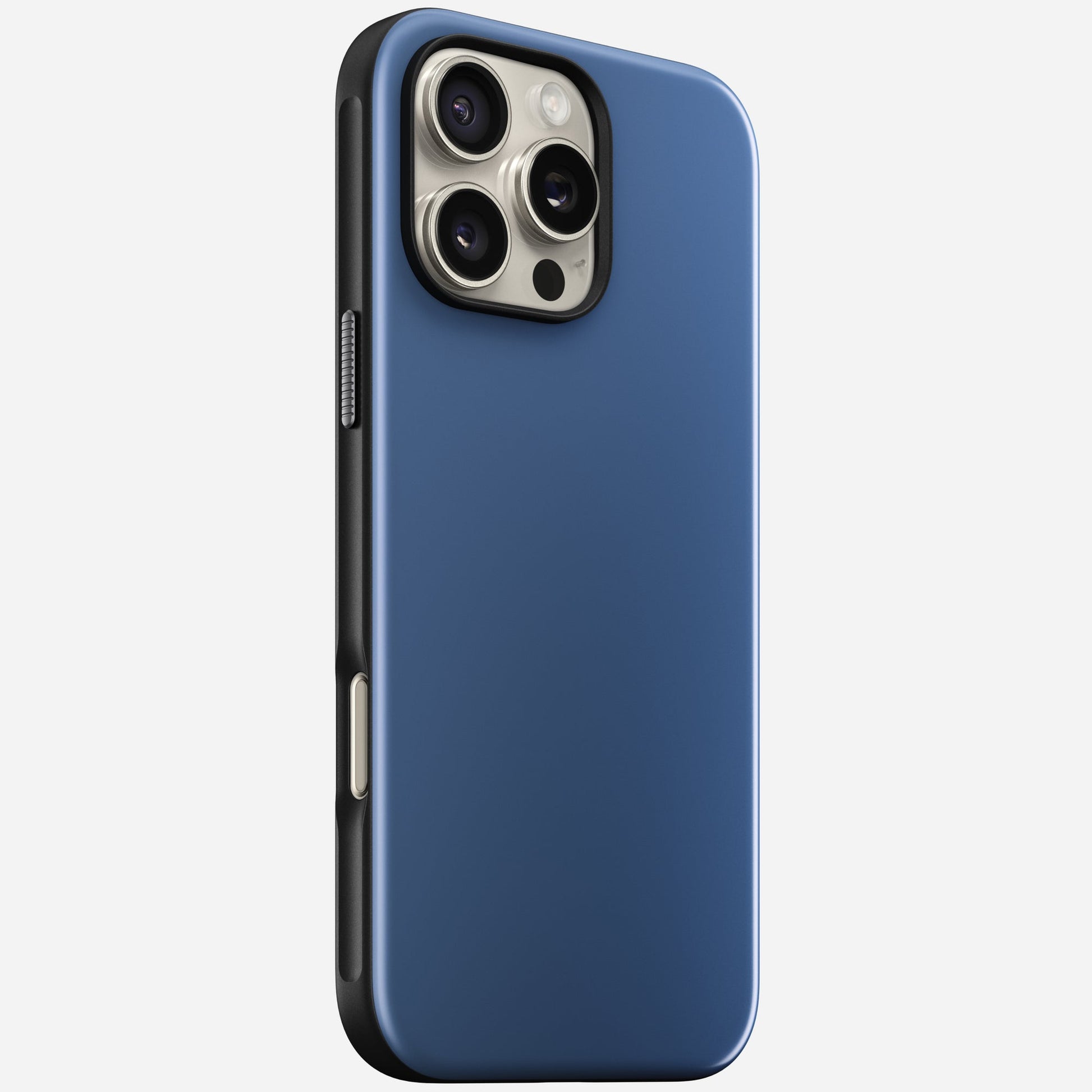 Nomad Backcover – für Apple iPhone 16 Pro Max, MagSafe, TPU, Blau, bis 2,4 m sturzsicher