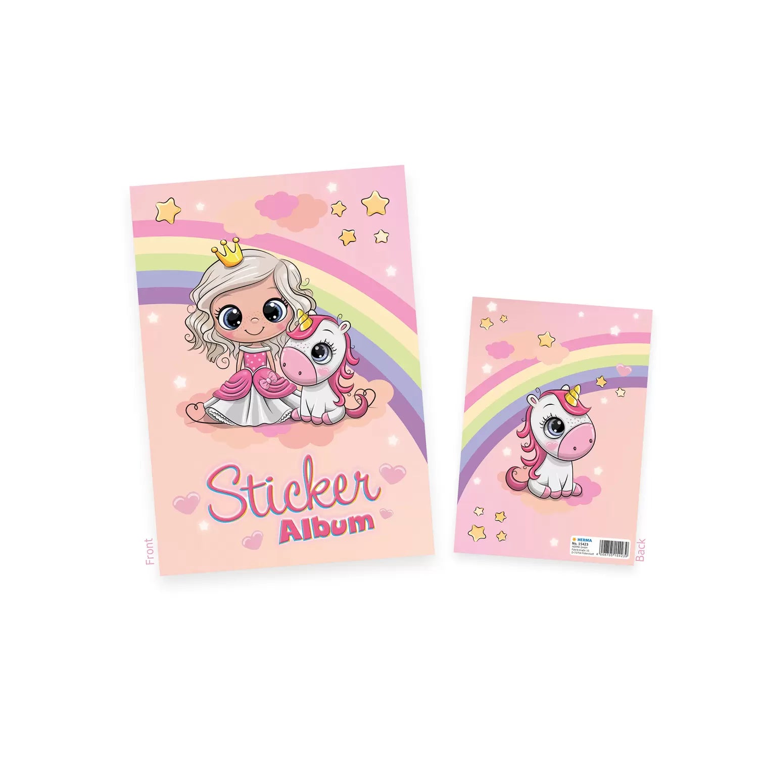 HERMA Stickeralbum Prinzessin Sweetie – A5, 16 Seiten