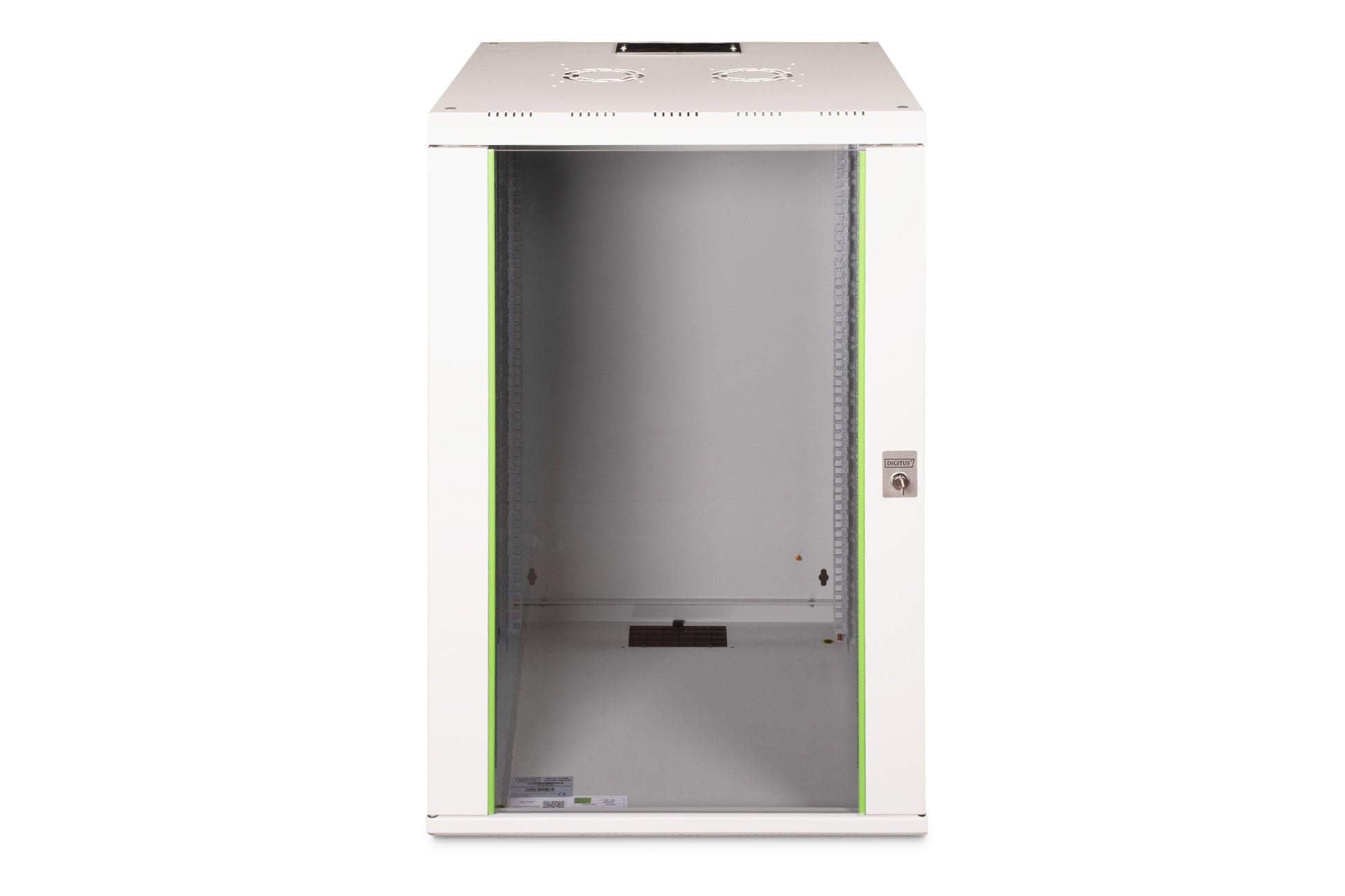 Digitus Unique – 19" Wandverteiler 20U, IP20, abschliessbar, 600 × 560 × 980 mm, lichtgrau, Stahl