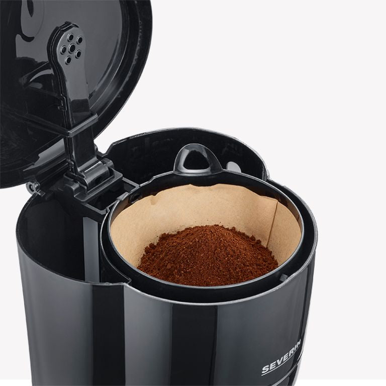 Severin KA4320 Filterkaffeemaschine – 10 Tassen, 1,25 l, Karaffe, Schwarz