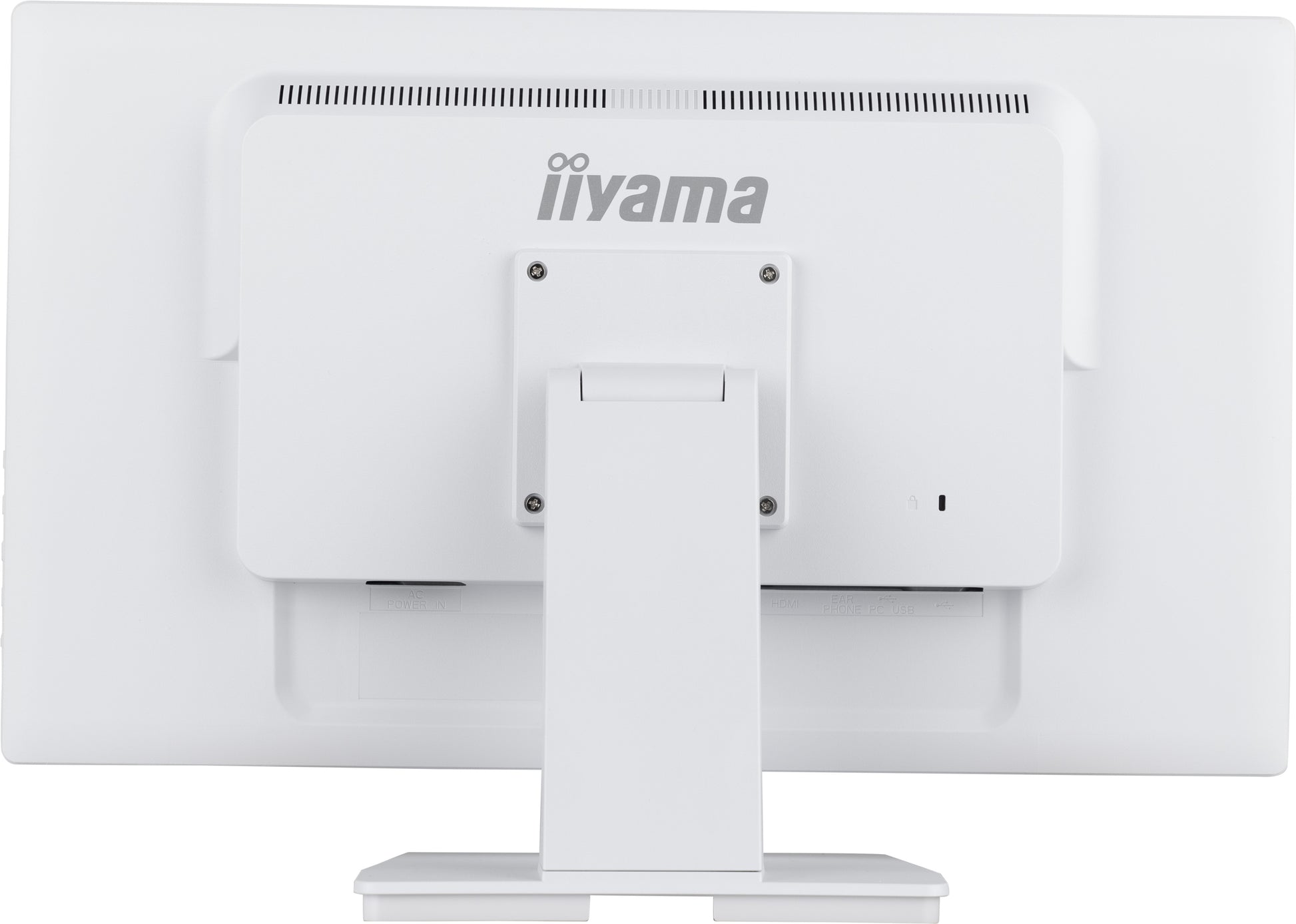 iiyama ProLite T2452MSC-W1AG 24" FHD PCAP 10-Touch – DisplayPort, USB, Weiss