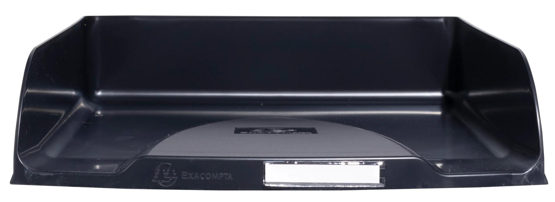 Exacompta Neo Deco – Briefkorb für A4+, hoch, Polystyrol (PS), schwarz, 346 × 65 × 255 mm
