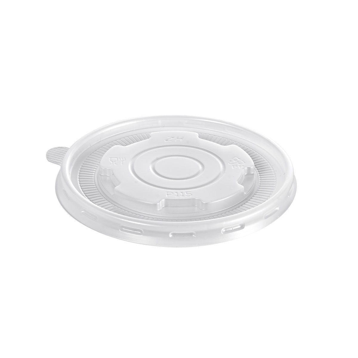 Duni Deckel für Suppenbecher 400/550/950 ml, PP – Ø 11,5 cm, H 10 mm – 50 Stk.