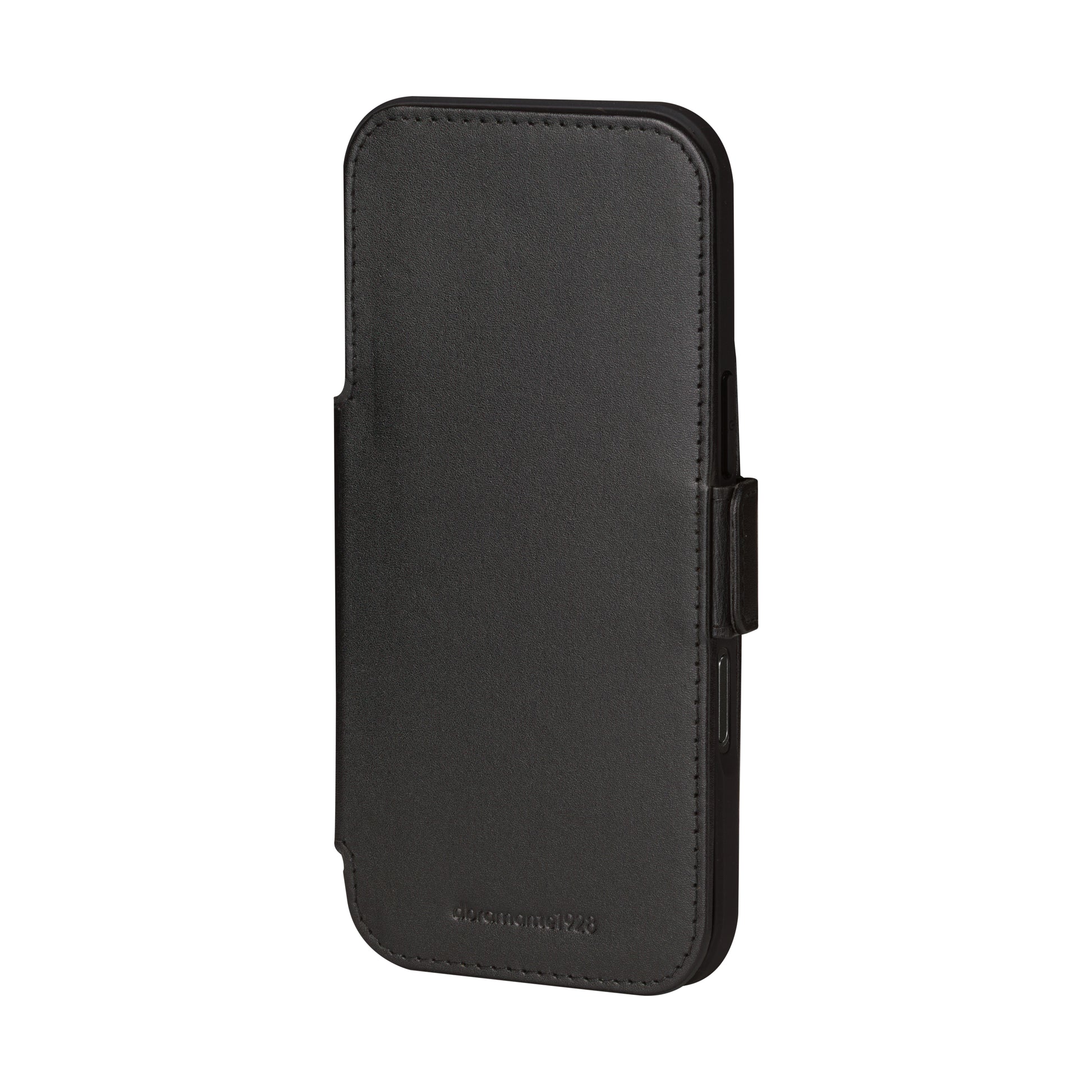 dbramante1928 Copenhagen Wallethülle – für Apple iPhone 17 Air, mit Ständer, 3 Kartenfächer, Leder, Schwarz