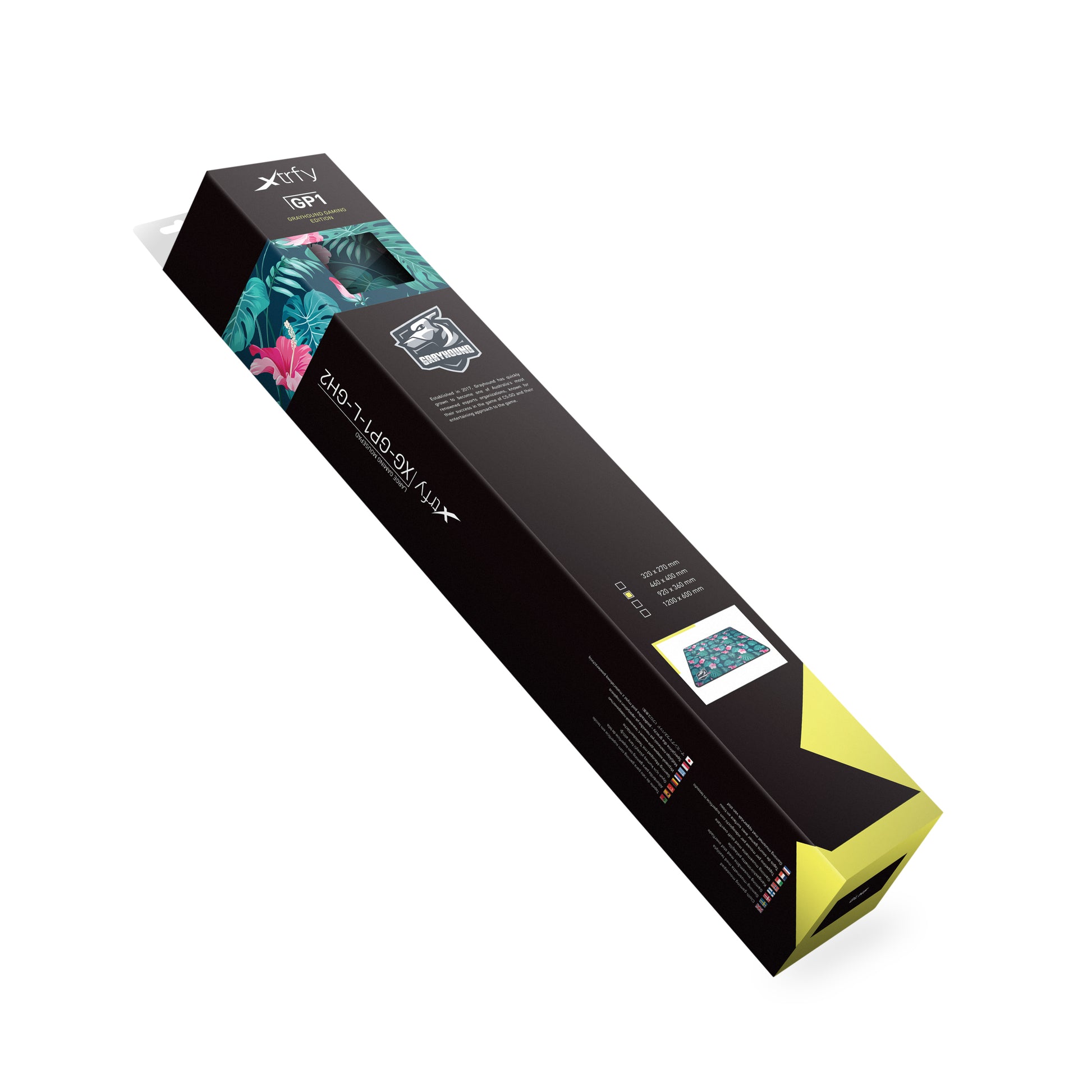 CHERRY XTRFY GP1 Tropical – Gaming-Mauspad – 460 × 400 mm, Tuch, Mehrfarbig