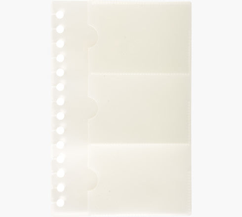 Exacompta Hüllen – für 55 × 85 mm – 10 Stk, transparent, Kunststoff (PP)