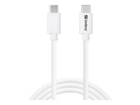 Sandberg Kabel – USB-C auf Micro-USB 1 m – für Micro-USB Geräte