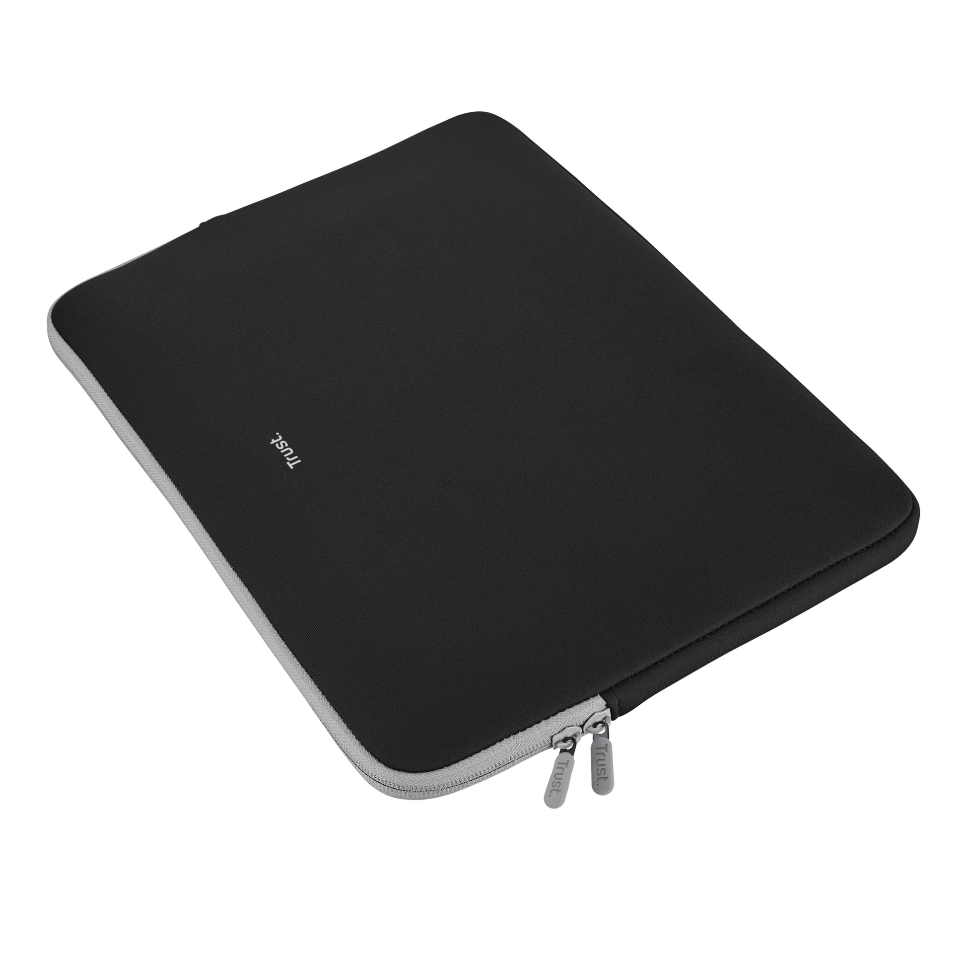 Trust Primo Soft Sleeve Notebook-Schutzhülle – für Notebooks bis 15,6", Stossschutz, Neopren, Schwarz
