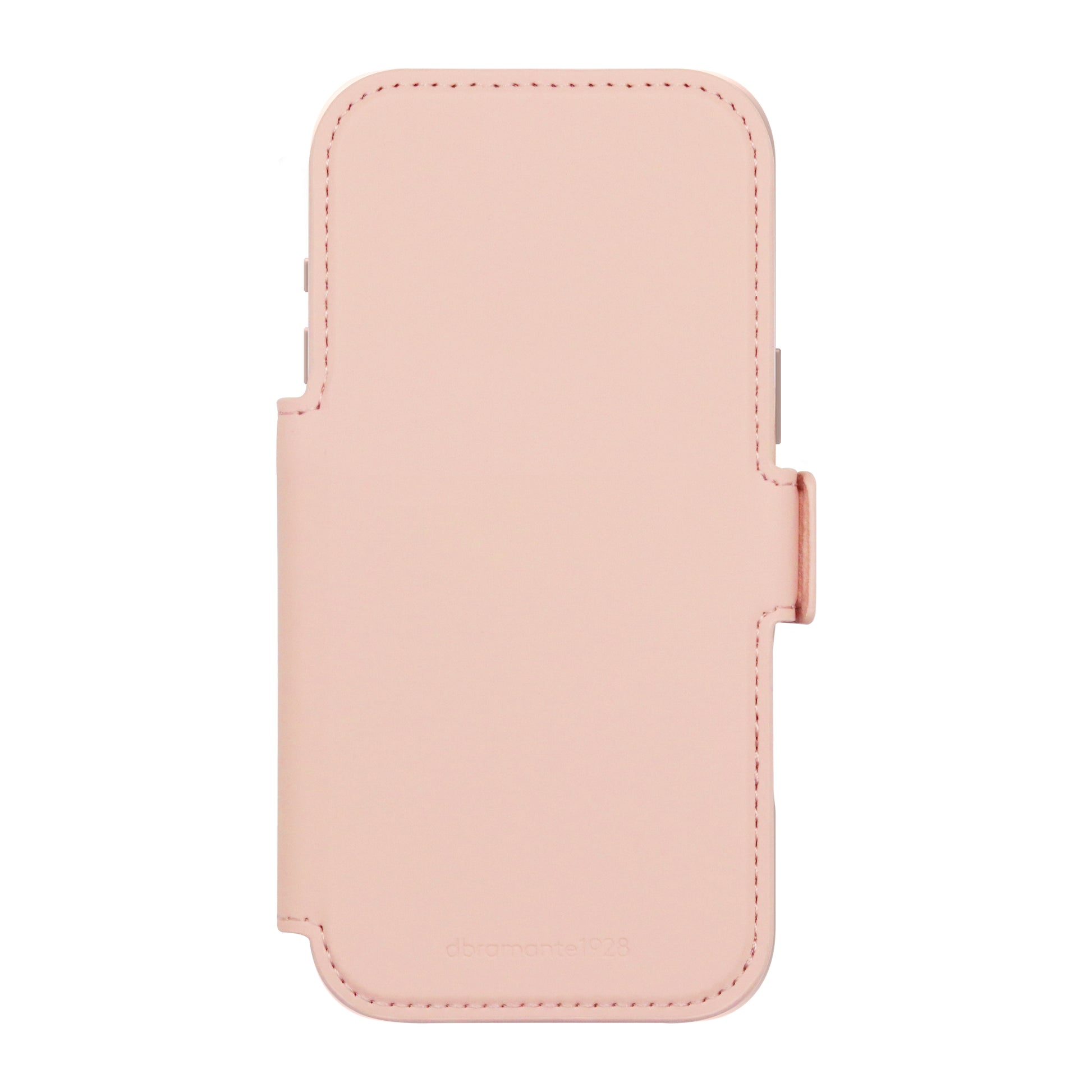 dbramante1928 Lynge MS ICON Folio – für Apple iPhone 17 Pro Max, mit Kartenfach, Kunststoff, Pink Sand