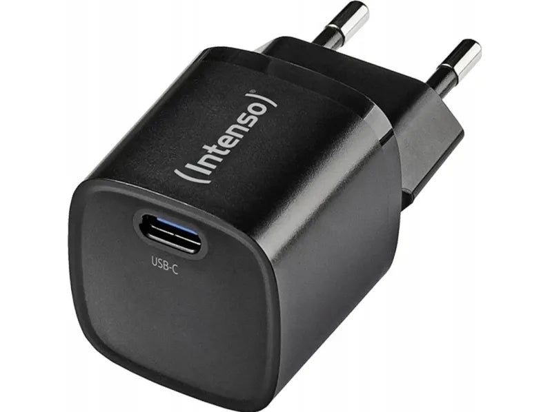 Intenso W30C² USB-Ladegerät 30 W – USB-C×1 – PD 3.0, PPS, QC 4, GaN – Schwarz