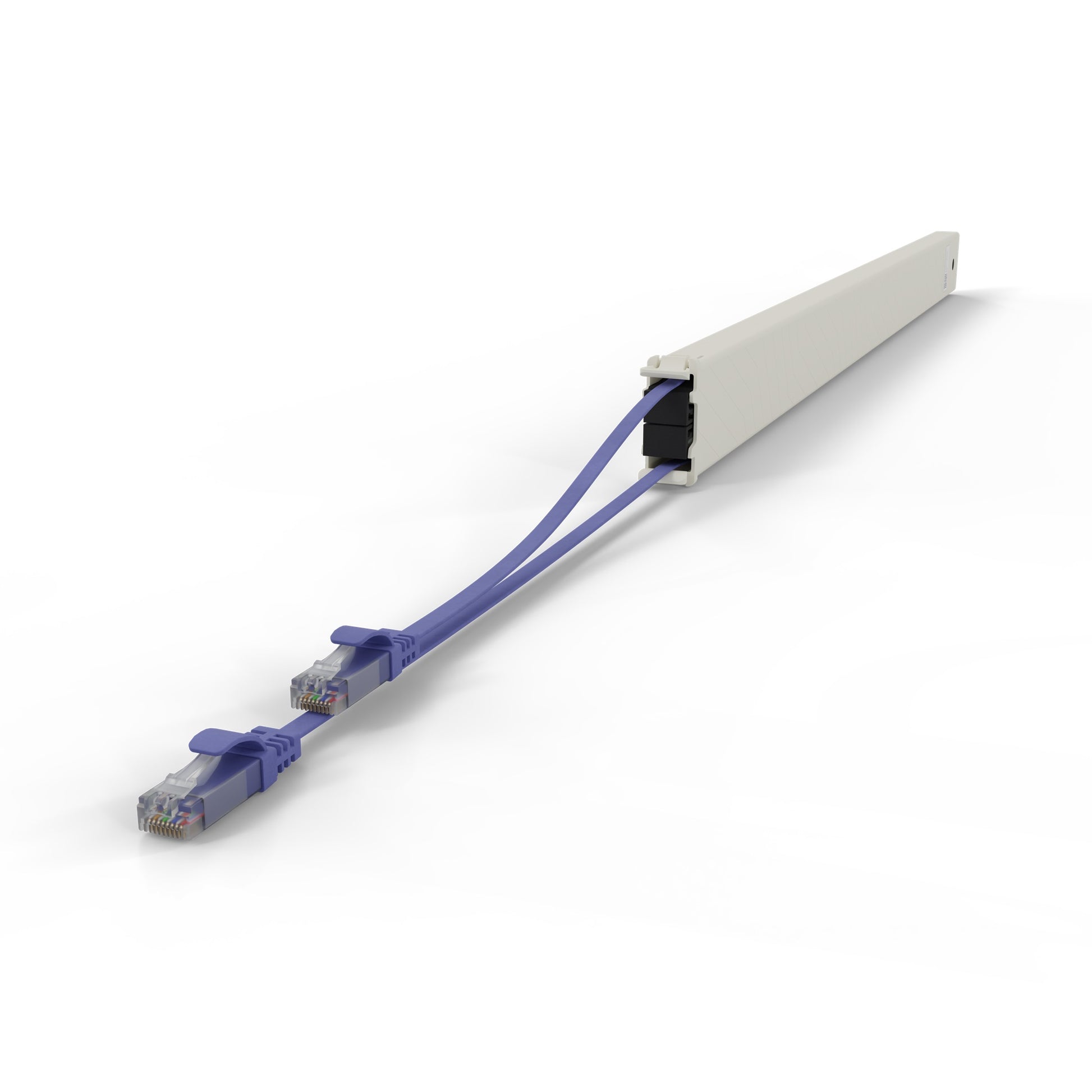 patchbox.one Patchkabel – Cat6a U/UTP, 2,5 m, Violett, RJ-45