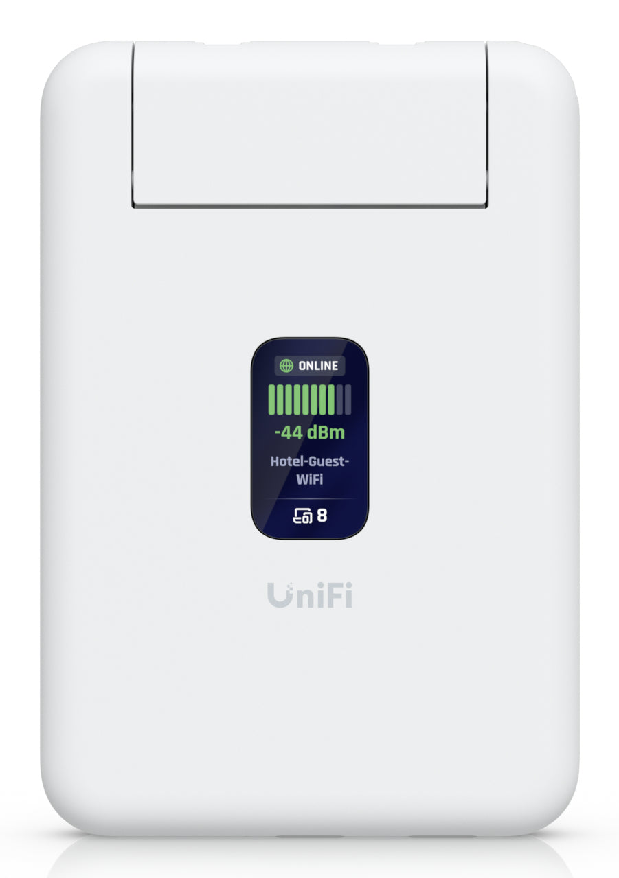 Ubiquiti UniFi UTR – Wi-Fi 5 Router, Dual-Band (2,4/5 GHz), 867 Mbit/s, 2× GbE, USB-C, Weiss