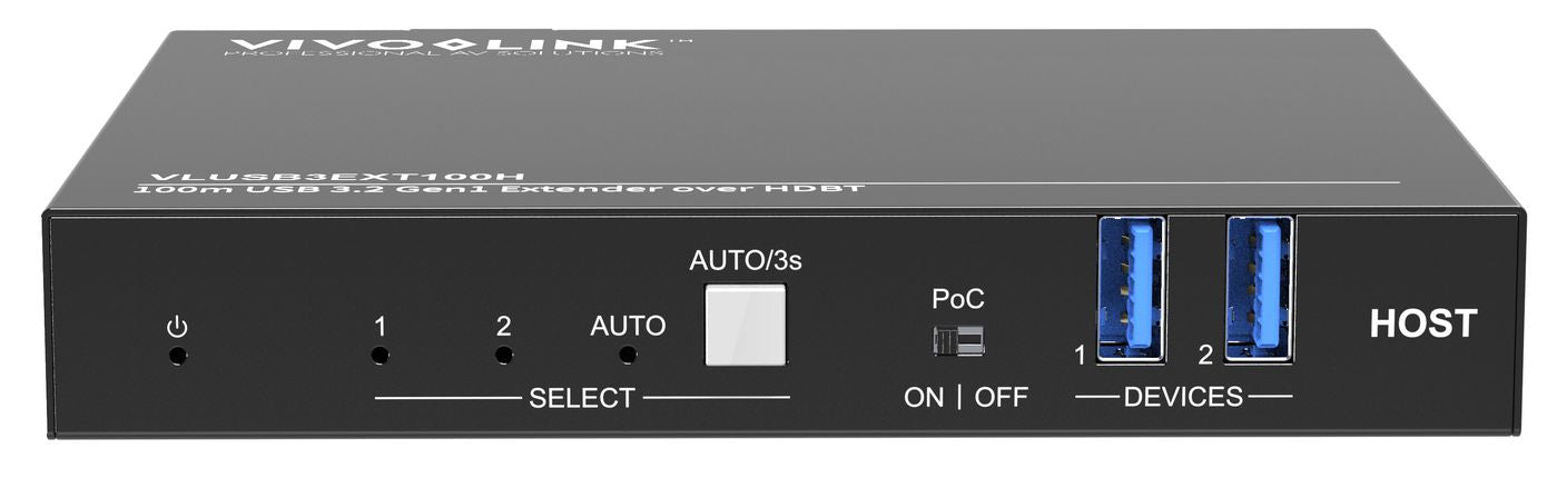 Vivolink USB 3.2 Gen 1 Extender über HDBaseT, bis 100 m