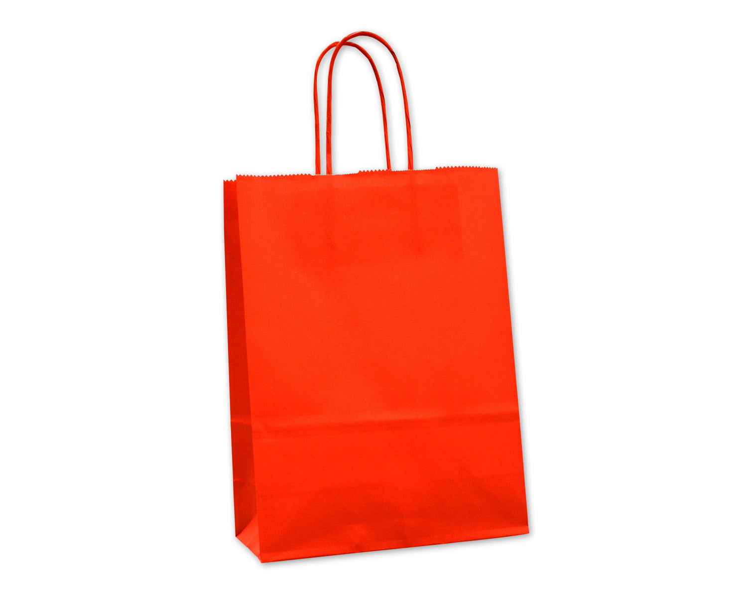 Elco Papiertragetasche – Rot, 180 × 80 × 240 mm, Traglast 3 kg, 25 Stk.