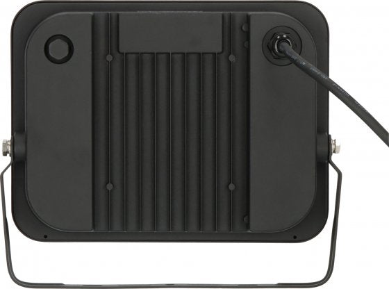 Brennenstuhl Aussenwandleuchte – 100 W – Kaltweiss, 6500 K – IP65 – Netzbetrieb – dimmbar – Schwarz – Metall