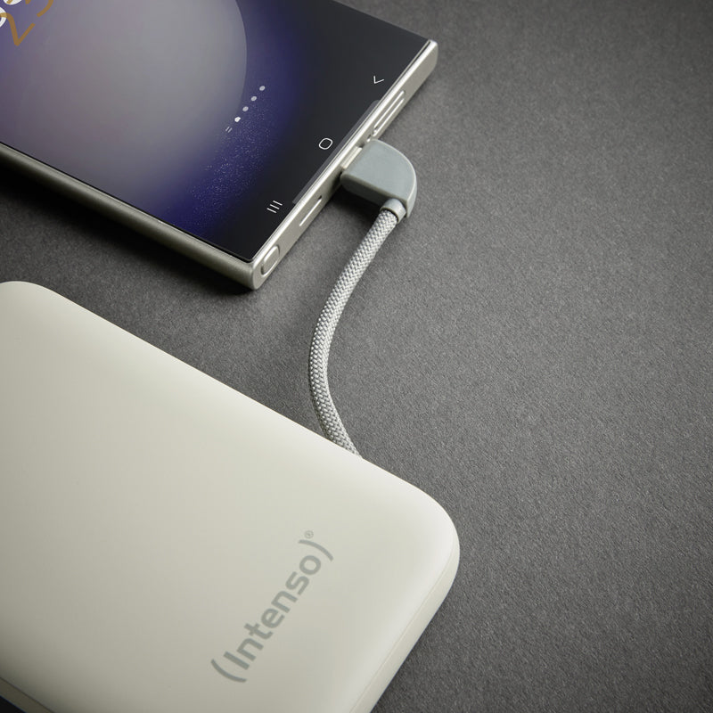 Intenso S10000 Powerbank 10'000 mAh – 20 W PD, 1× USB-C, beige