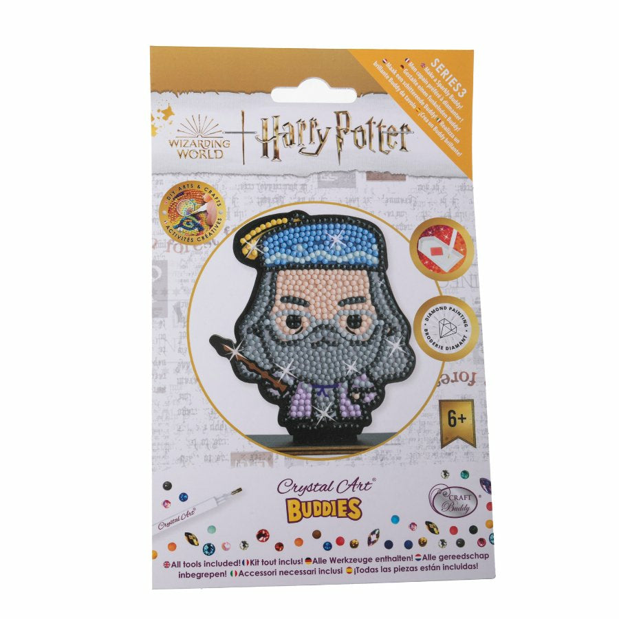 CRAFT Buddy Crystal Art Buddy – Diamond Painting Set – Professor Dumbledore – 8 × 11 cm – ab 6 Jahren