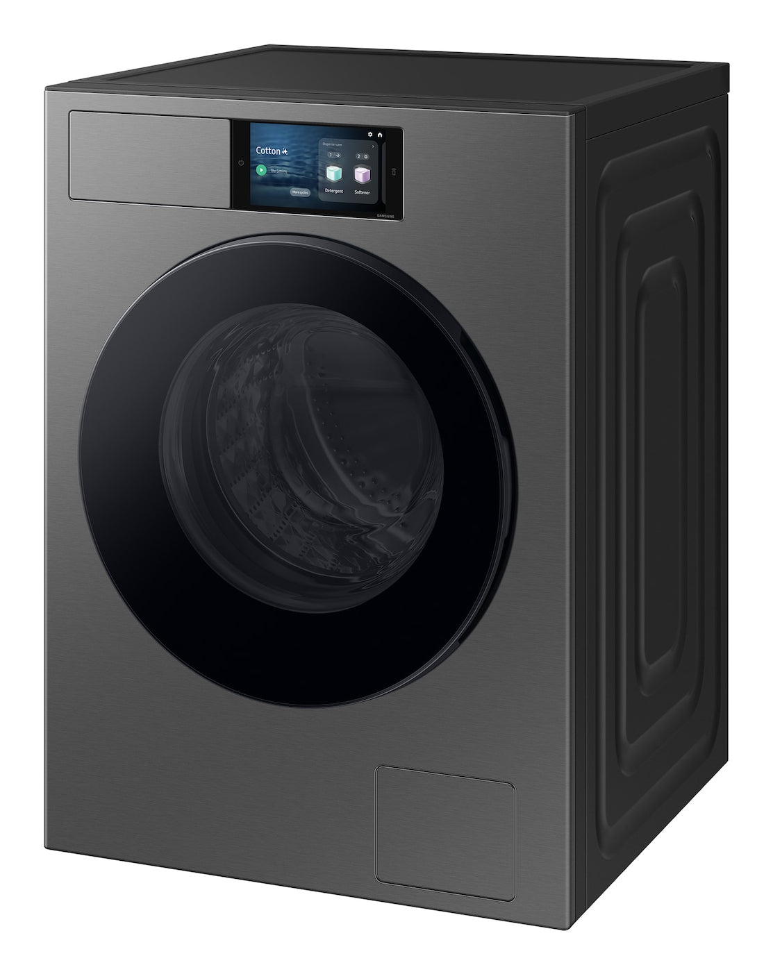 Samsung Waschmaschine 9 kg, silber, 60 × 85 × 60 cm – WF90F09C4SU5