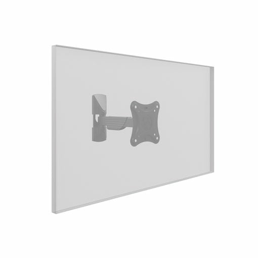 Hagor Wandhalterung – Vollbeweglich – 24–32" – VESA 75×75–100×100 – bis 25 kg – BrackIT XS-I, Schwarz