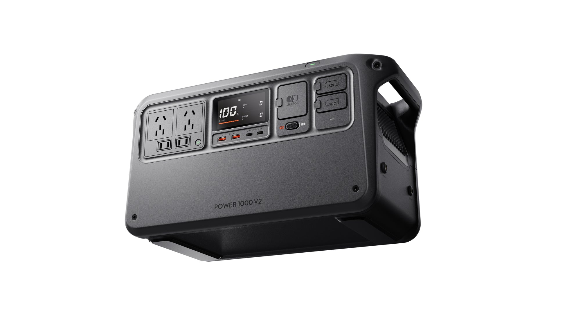 DJI Power 1000 V2 – Powerstation, 1024 Wh, 2600 W AC, LiFePO4, 6× AC, LCD, Wireless Charger