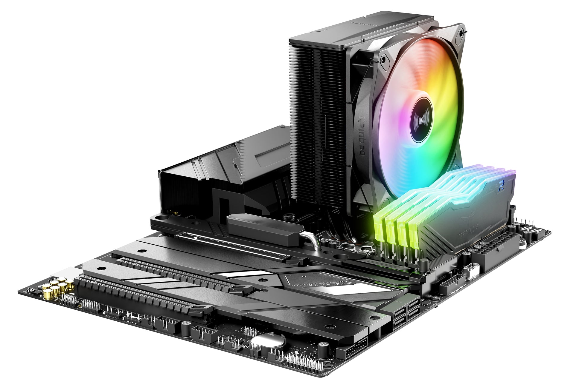 be quiet! be quiet PURE ROCK 3 LX – CPU-Kühler – 12 cm, 4 Wärmerohre, 105,1 m³/h, für LGA1700, AM4, AM5 und andere