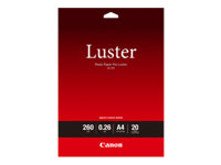Canon Pro Luster Fotopapier – glänzend, A4, 260 g/m², 20 Blatt, einseitig – für Inkjet-Drucker