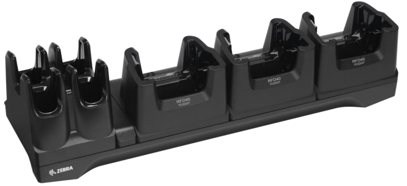 Zebra CR40-3S4T-TC2-G-02 – Ladestation für RFD40, Schwarz