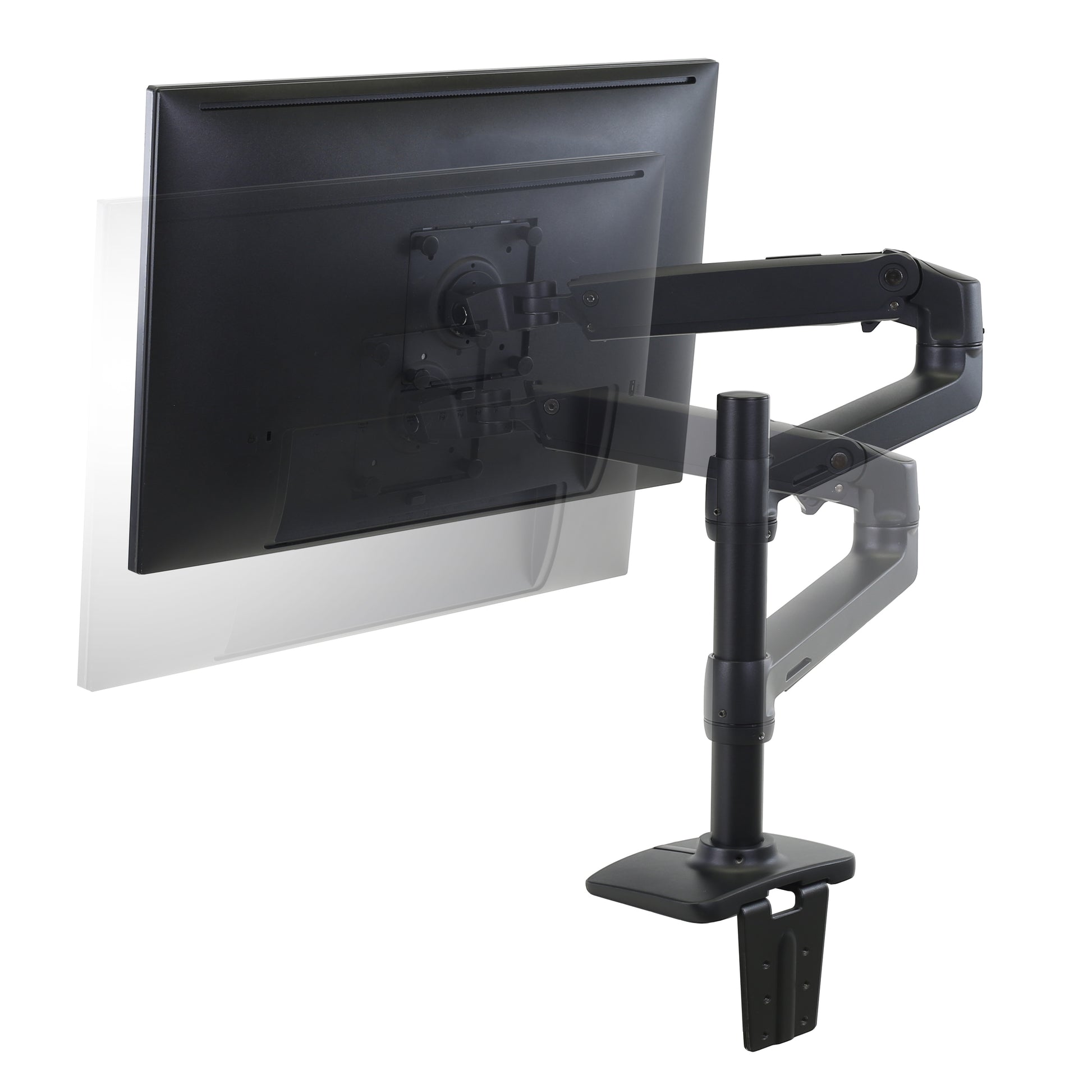 Ergotron LX – Monitorarm, Hohe Säule, Schwarz