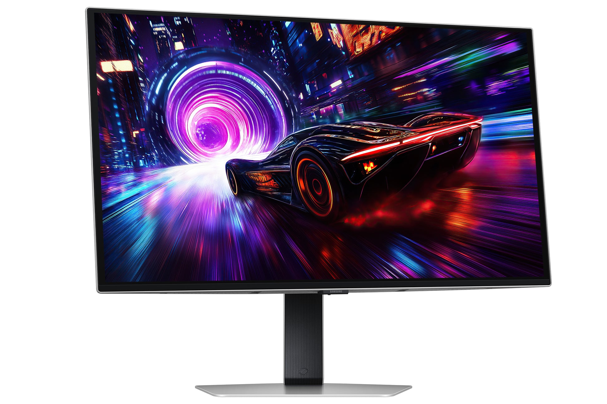 Samsung G81Sf – Monitor, 27" 3840 × 2160 (UHD 4K), OLED, Silber