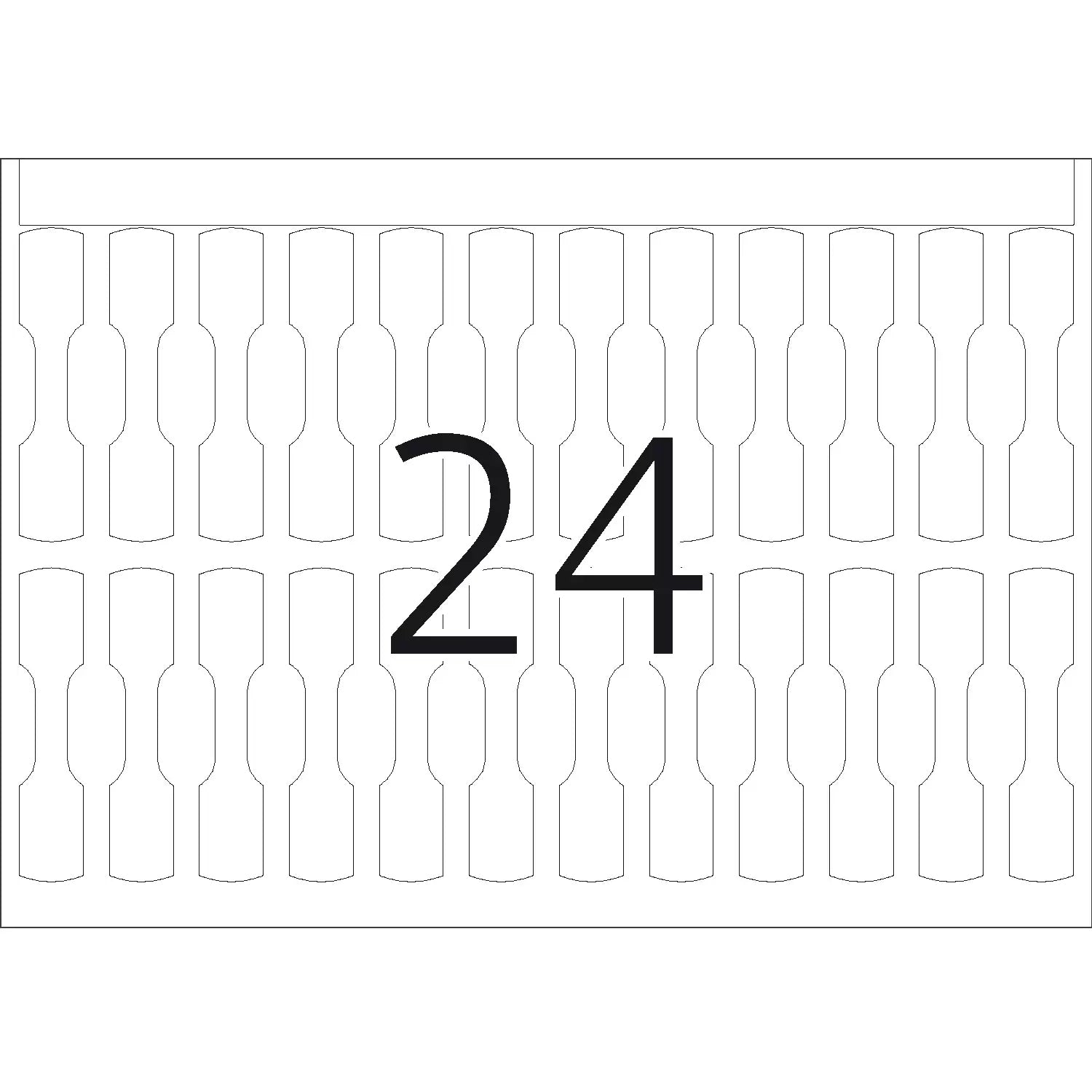 HERMA Ringetiketten – 10 × 49 mm, permanent, weiss, Karton, 210 Blatt (5'000 Stk.)