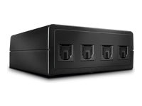 Lindy Optischer Audio-Switcher, 4-Port, TOSLINK, automatische Umschaltung