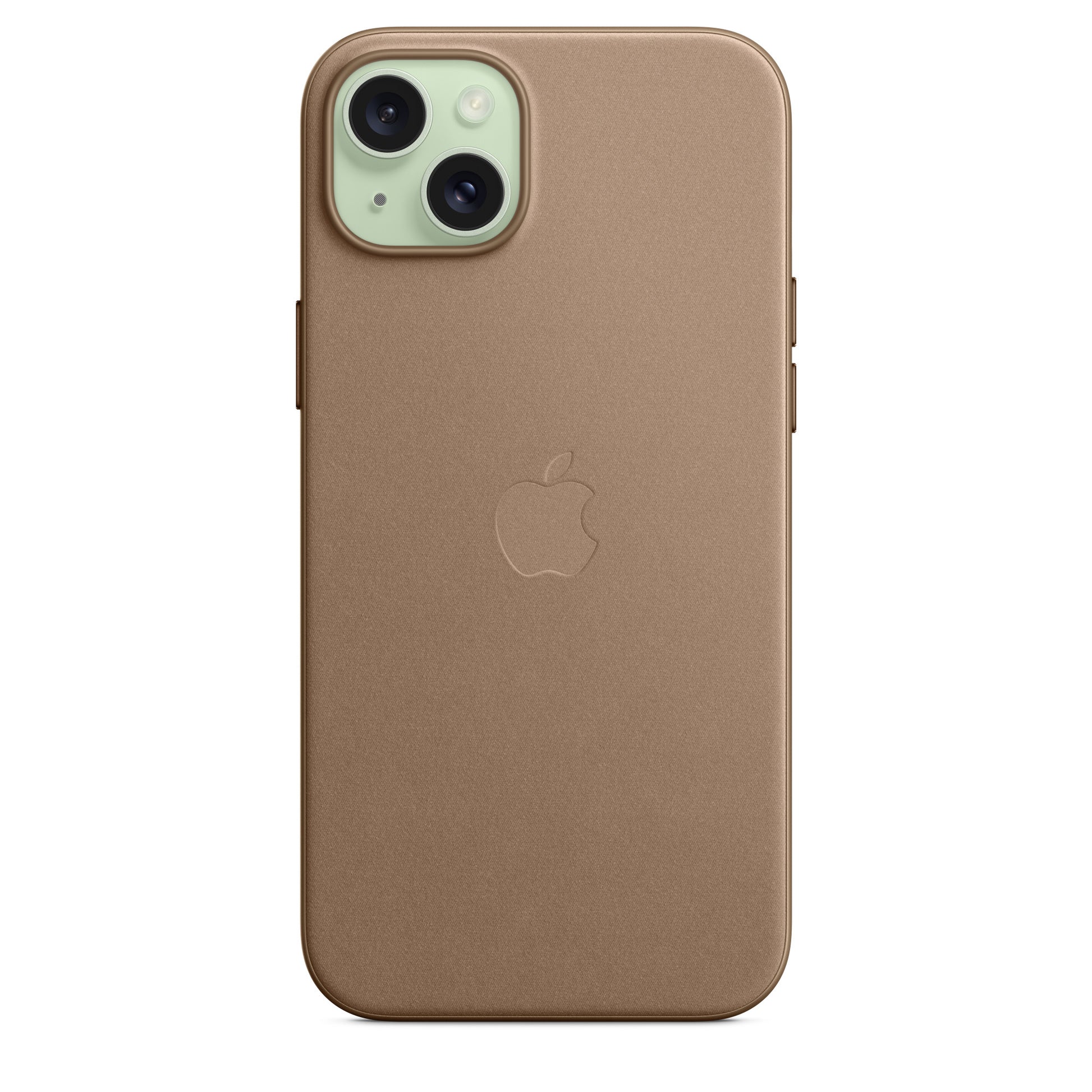 Apple Backcover – für Apple iPhone 15 Plus – Taupe – Feintwill – MagSafe-kompatibel