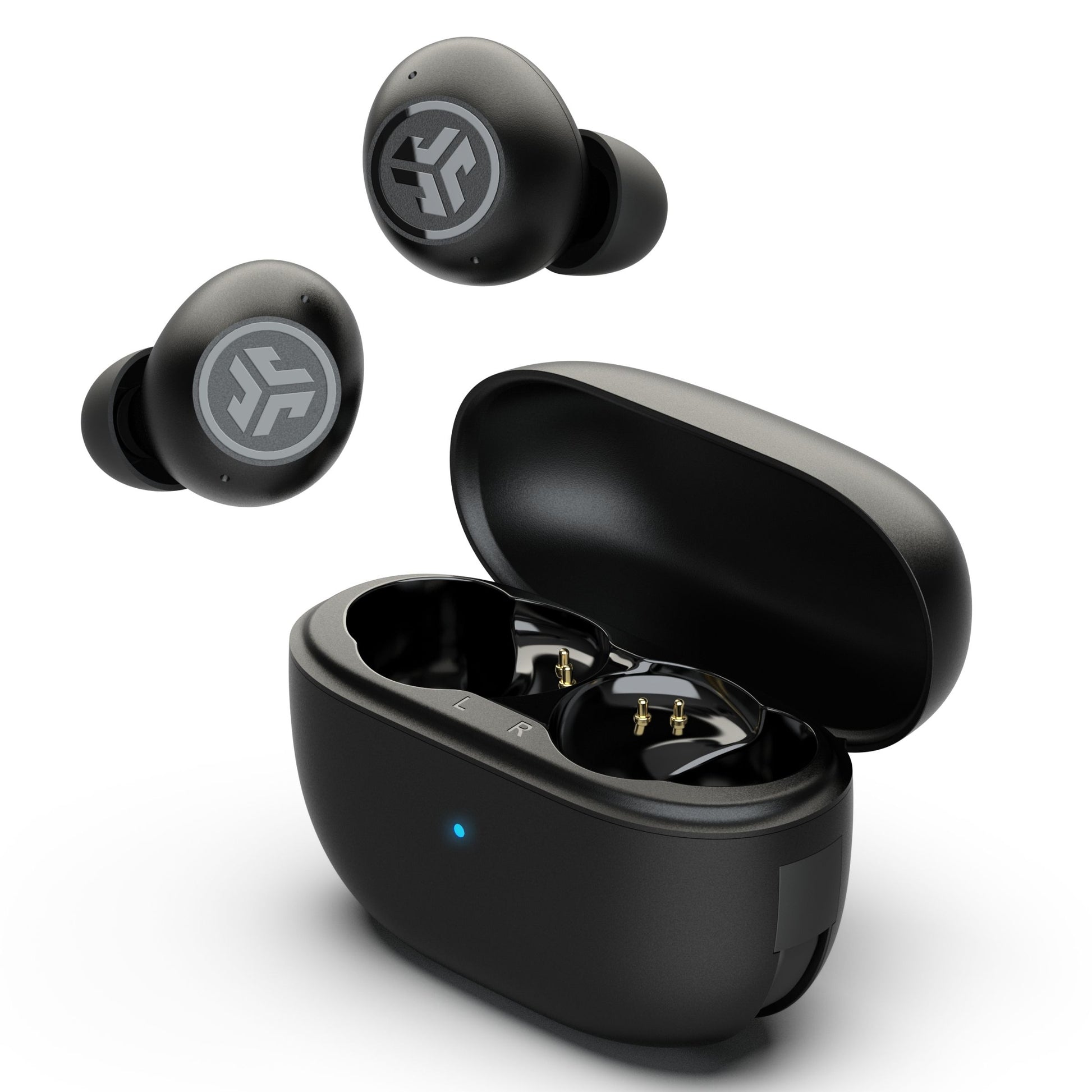 JLab Go Pop ANC TWS In-Ear – ANC, mit Ladecase, Schwarz, BT 5.3