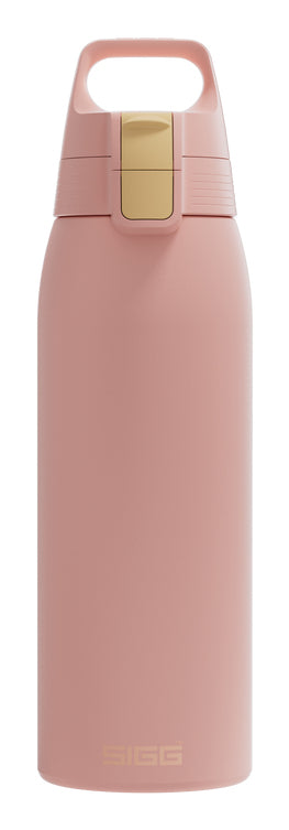 SIGG Shield One Trinkflasche 1 l – Edelstahl, Klappdeckel, Rosa