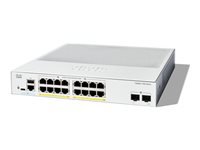 Cisco C1300-16FP-2G – Managed Switch – 16×GbE, 2×SFP, L2/L3, PoE